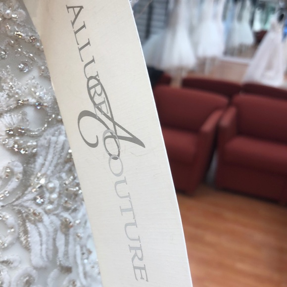 Allure Bridals | Dresses | Ivorysilver Wedding Gown Beads And ...